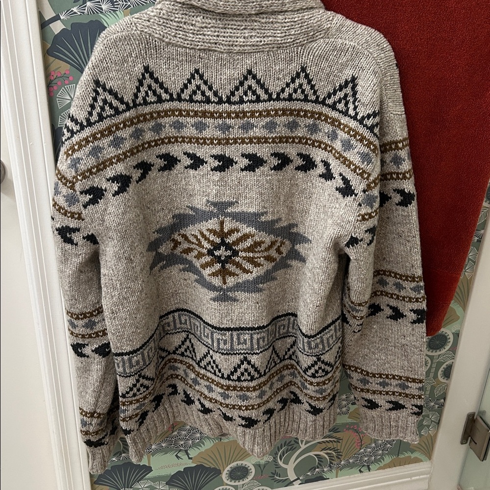 NWT Sundance wool lost horizons men’s sweater jacket. 2X XXL Nepal. - Picture 5 of 11